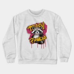 Trash Panda Tales: Raccoon Design Crewneck Sweatshirt